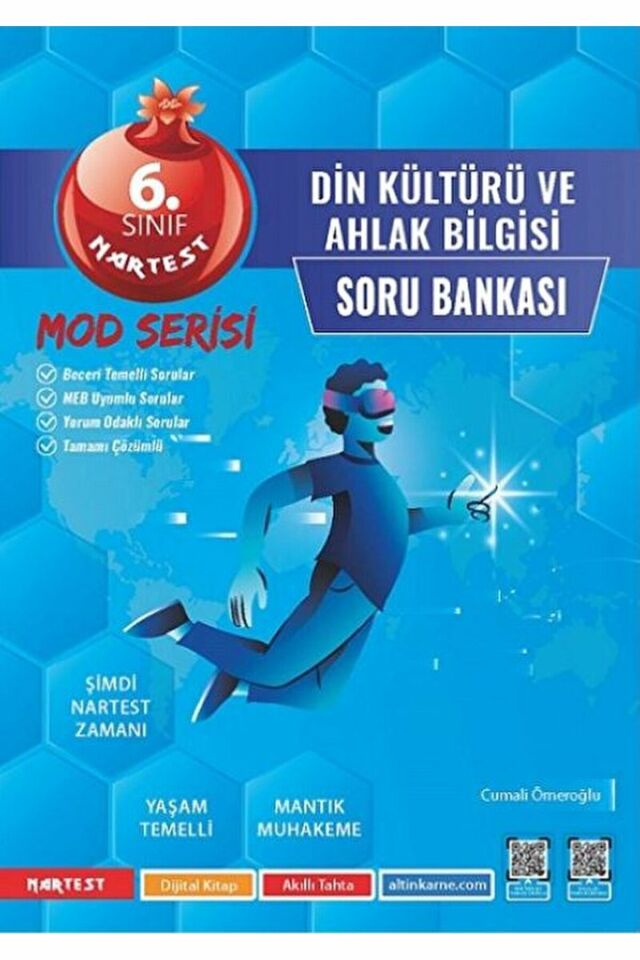 6. Sınıf Mod Din Kültürü Ve Ahlak Bilgisi Soru Bankası / Nartest Yayınevi / 9786257865708