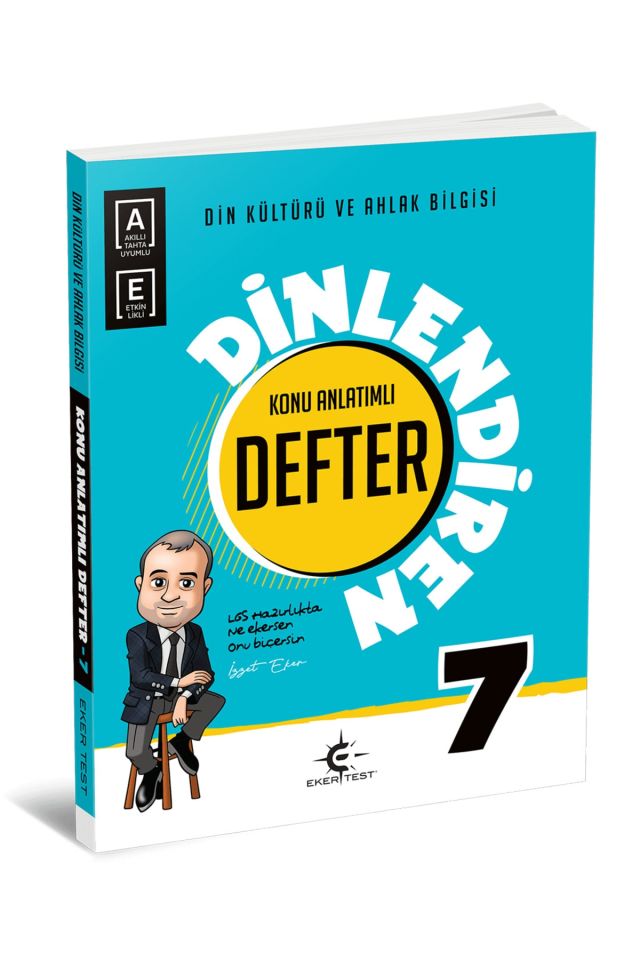 Ekertest Yayınları 7. Sınıf Din Kültürü Dinlendiren Defter (İZZET EKER) 2023