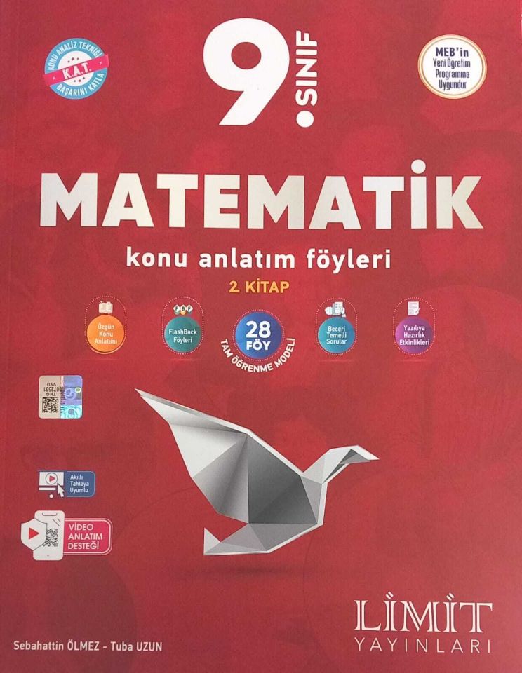 LİMİT 9 SINIF MATEMATİK KAF 2.KİTAP