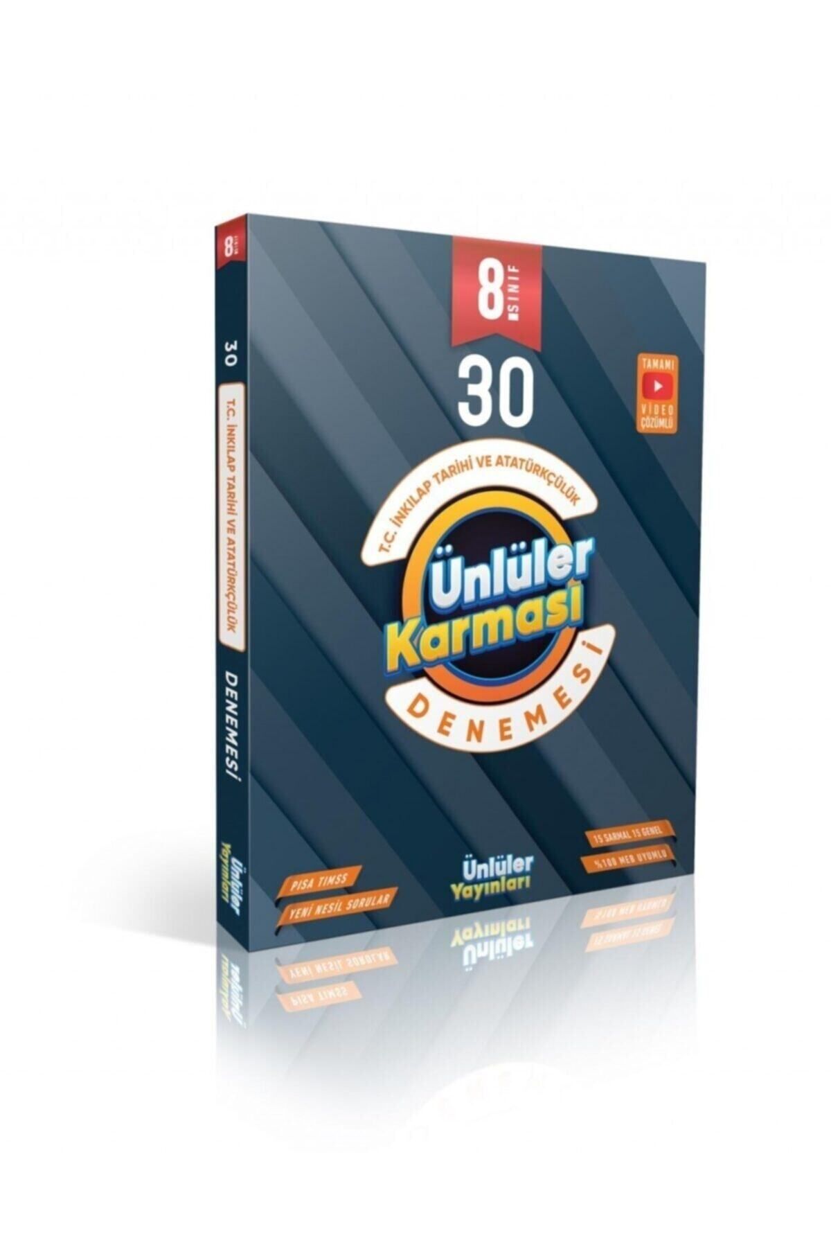 8.sınıf Inkılap Tarihi Ve Atatürkçülük 30 Deneme Ünlüler Karması