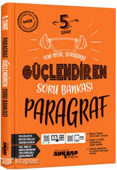 Ankara 5 Sınıf Paragraf Güçlendiren Soru Bankası