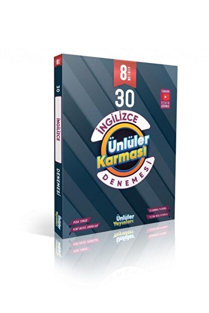 8.sınıf Ingilizce 30 Deneme Ünlüler Karması