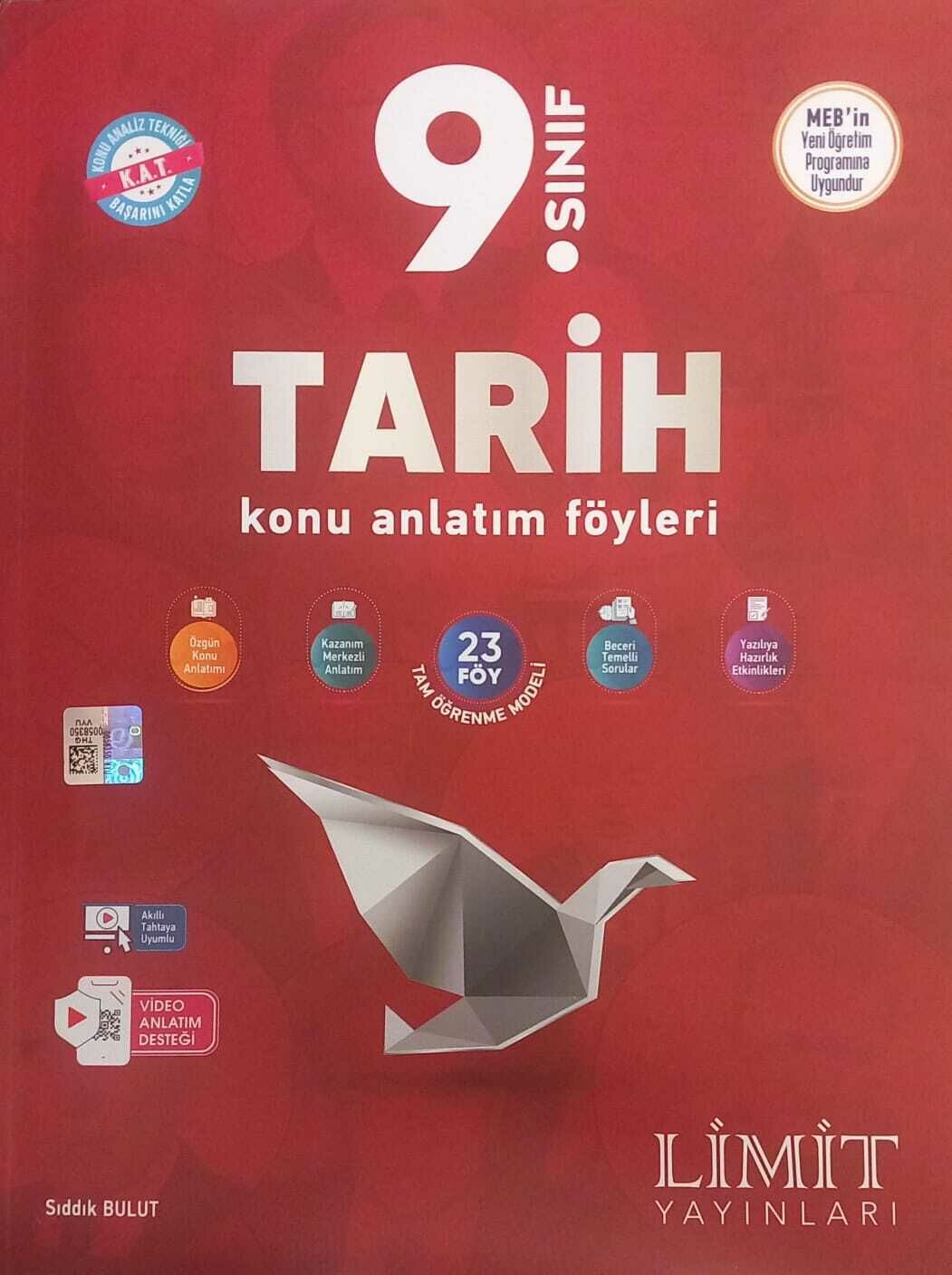 LİMİT 9 SINIF TARİH KONU ANLATIM FÖYLERİ