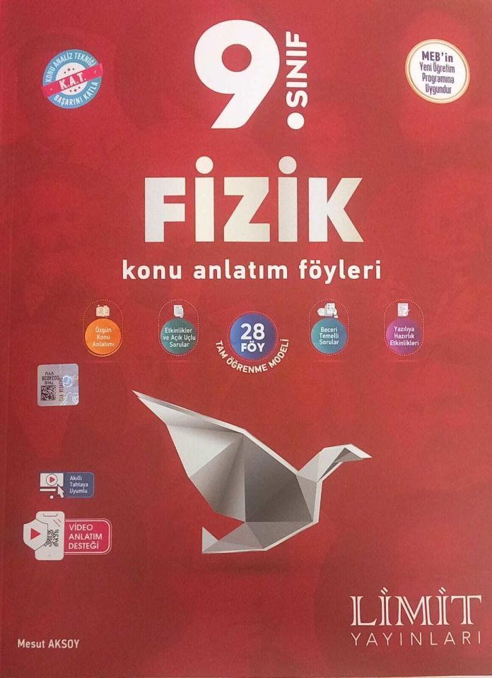 LİMİT 9 SINIF FİZİK KONU ANLATIM FÖYLERİ