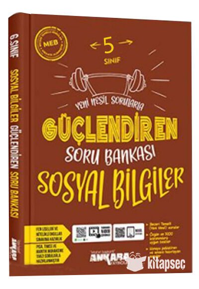 Ankara 5 Sınıf Sosyal Bilgiler Güçlendiren Soru Bankası