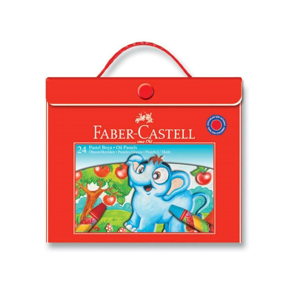 FABER CASTELL PASTEL BOYA ÇANTALI 24 LÜ