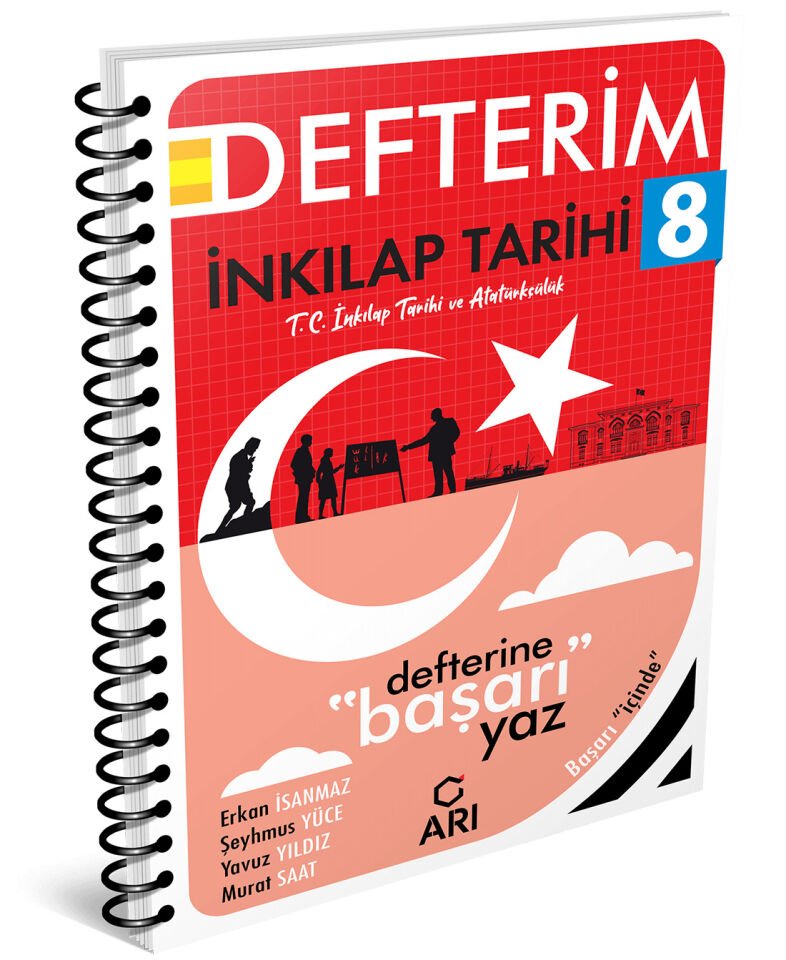 8. Sınıf T.C. İnkılap Tarihi ve Atatürkçülük Defterim