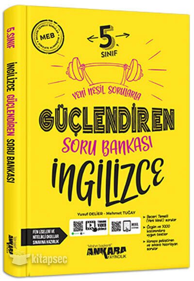 Ankara 5 Sınıf İngilizce Güçlendiren Soru Bankası