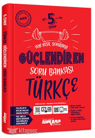 Ankara 5 Sınıf Türkçe Güçlendiren Soru Bankası