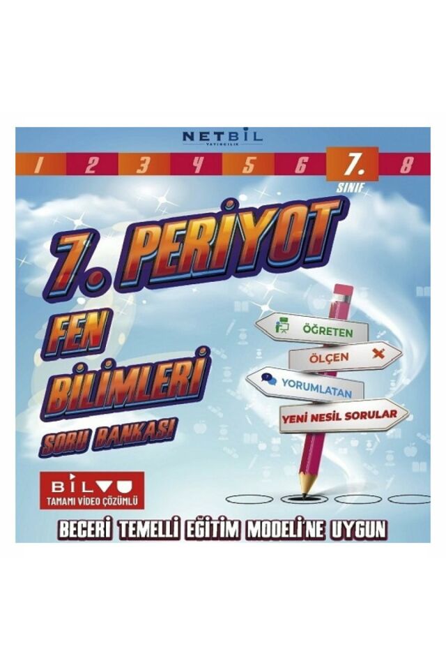 7.sınıf Fen Bilimleri Periyot Soru Bankası Netbil Yayıncılık Yeni