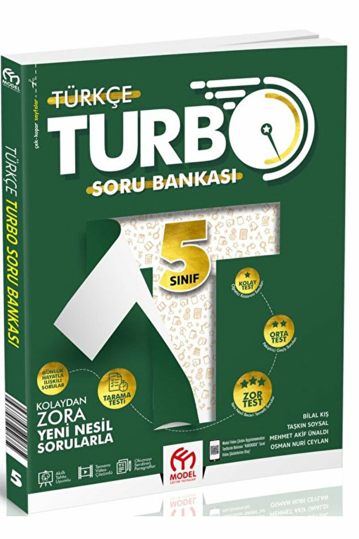 5. Sınıf Turbo Türkçe Soru Bankası / Taşkın Soysal / Model Eğitim Yayıncılık / 9786258358339