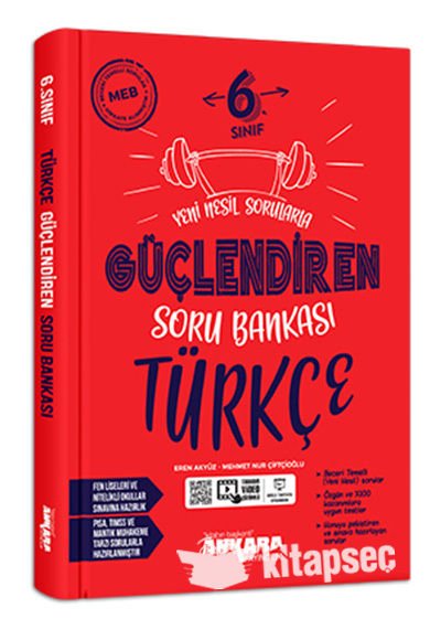 Ankara 6 Sınıf Türkçe Güçlendiren Soru Bankası
