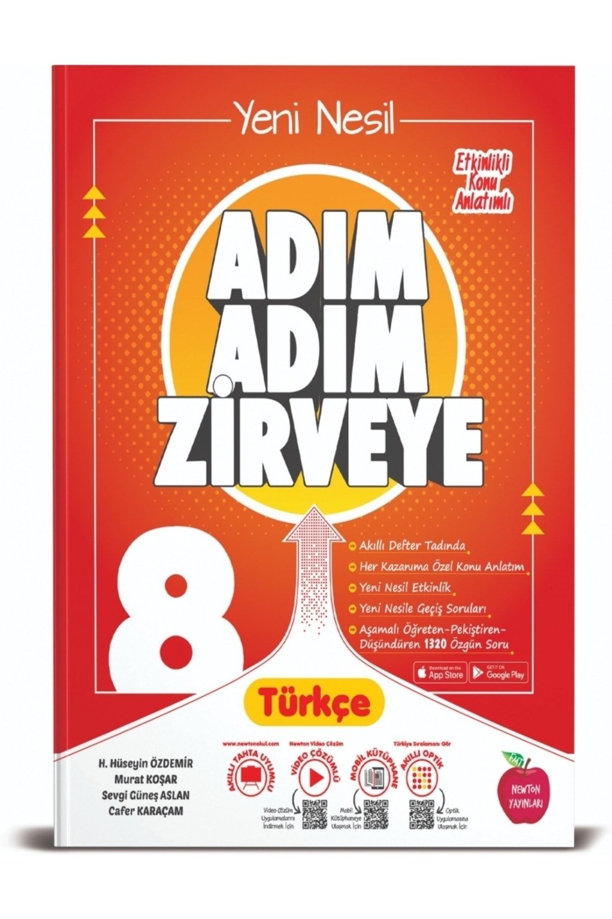 8. Sınıf Adım Adım Zirveye Türkçe Soru Bankası / Newton Yayınları / 9786057336675