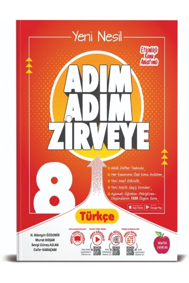 8. Sınıf Adım Adım Zirveye Türkçe Soru Bankası / Newton Yayınları / 9786057336675
