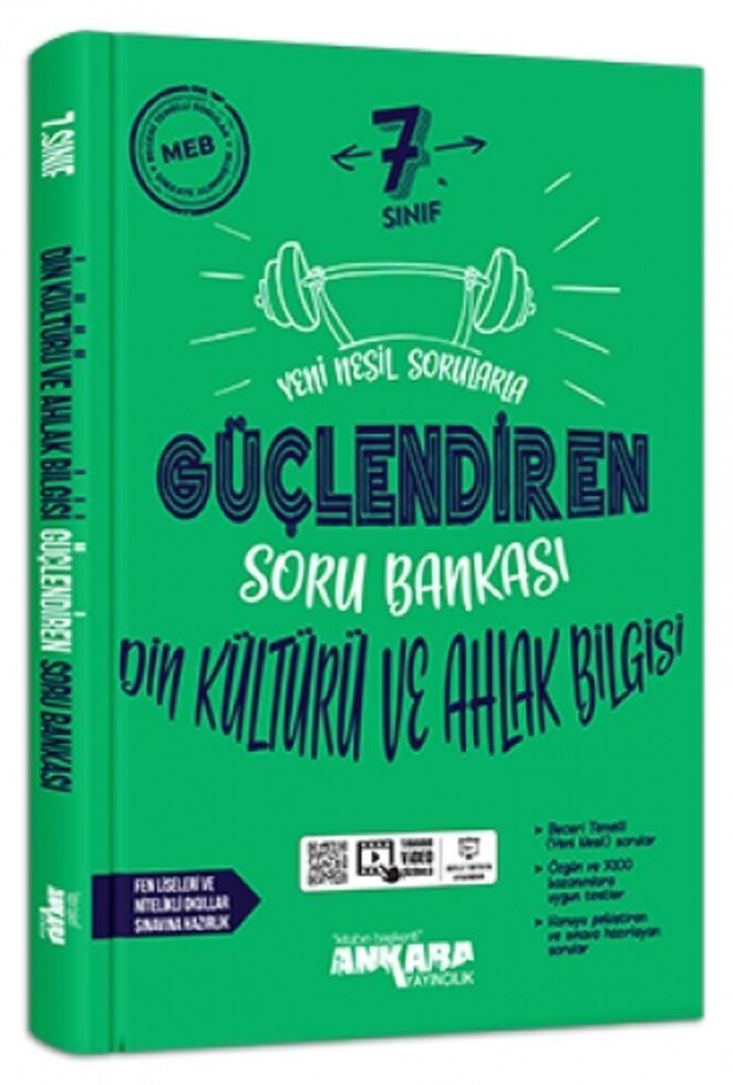 Ankara 7 Sınıf Din Kültürü ve Ahlak Bilgisi Güçlendiren Soru Bankası