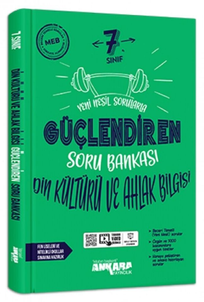 Ankara 7 Sınıf Din Kültürü ve Ahlak Bilgisi Güçlendiren Soru Bankası
