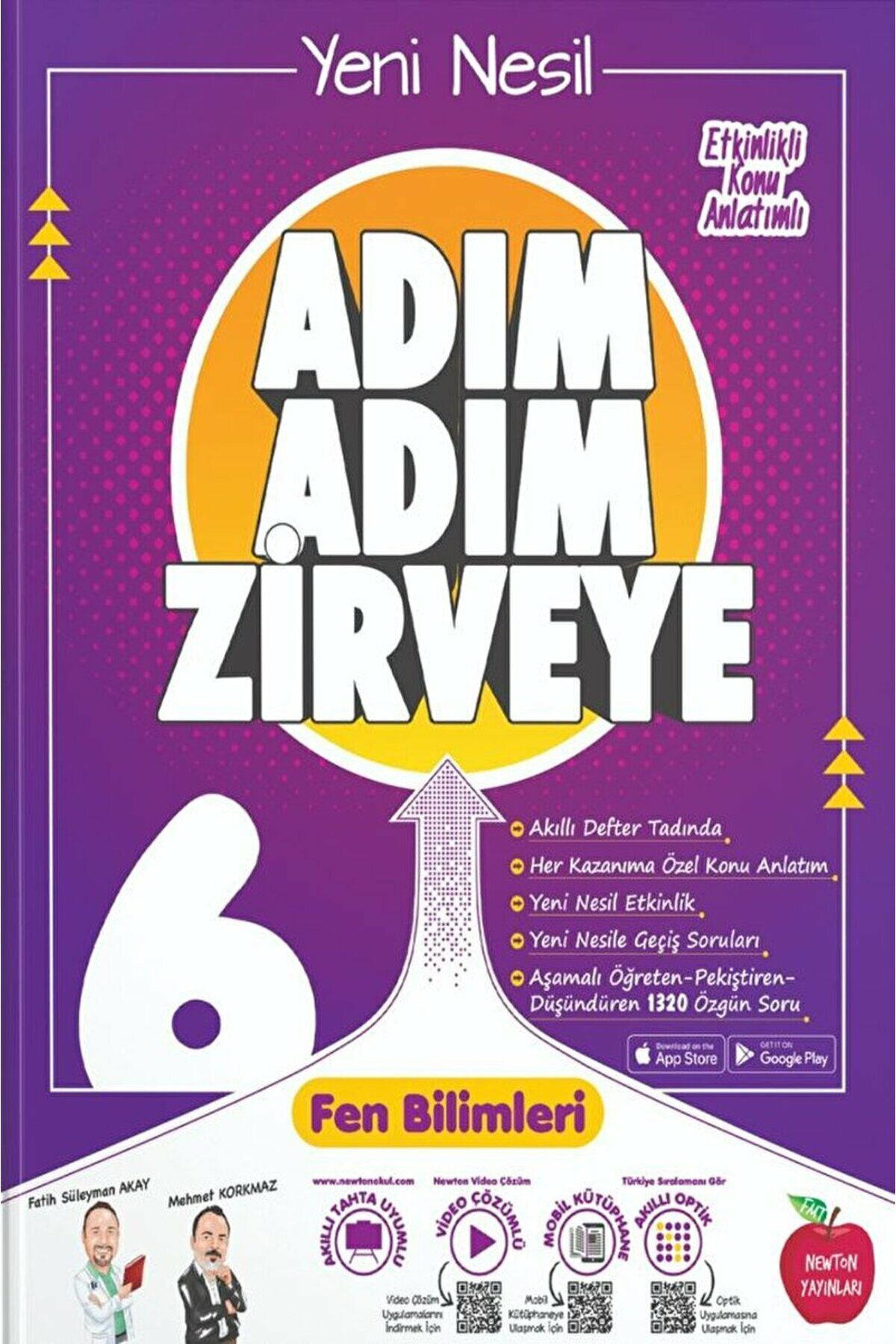 6. Sınıf Adım Adım Zirveye Fen Bilimleri Soru Bankası / Newton Yayınları / 9786057387196