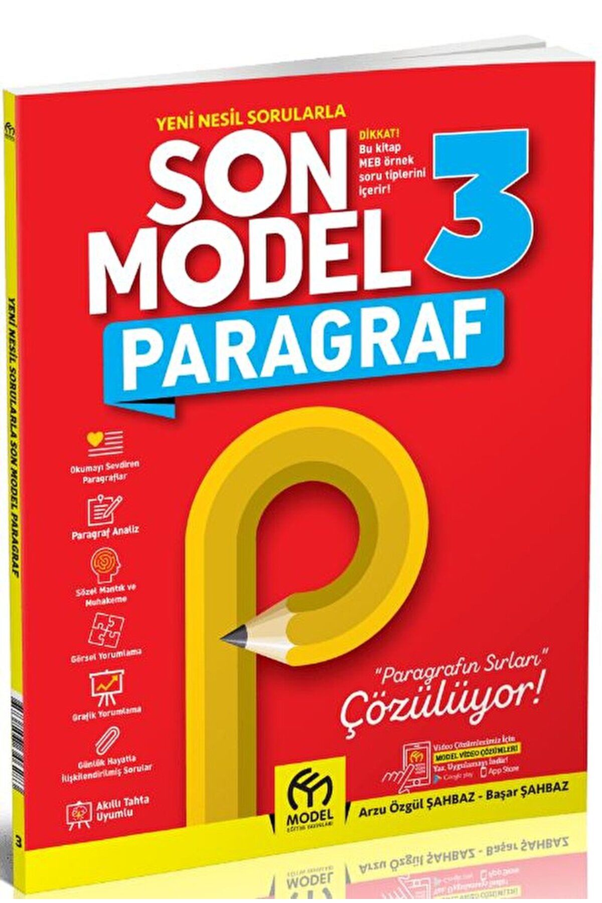 3. Sınıf Son Model Paragraf Soru Bankası / Kolektif / Model Eğitim Yayıncılık / 9786257346276