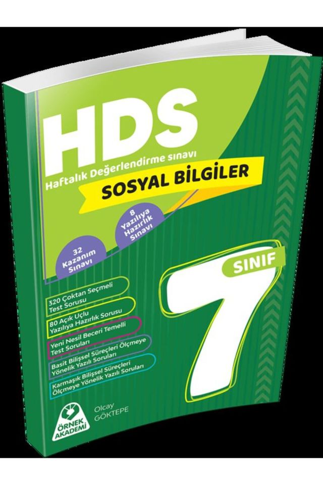 HDS 7. Sınıf Sosyal Bilgiler Haftalık Değerlendirme Sınavı