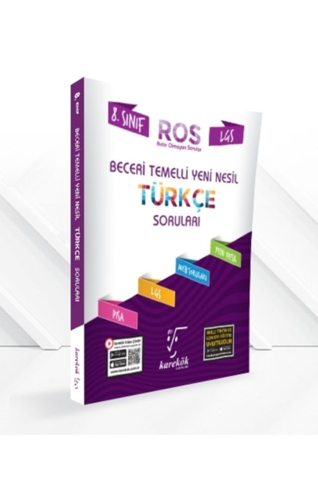 8. Sınıf Lgs Beceri Temelli Yeni Nesil Türkçe Soruları (ROS) Yni