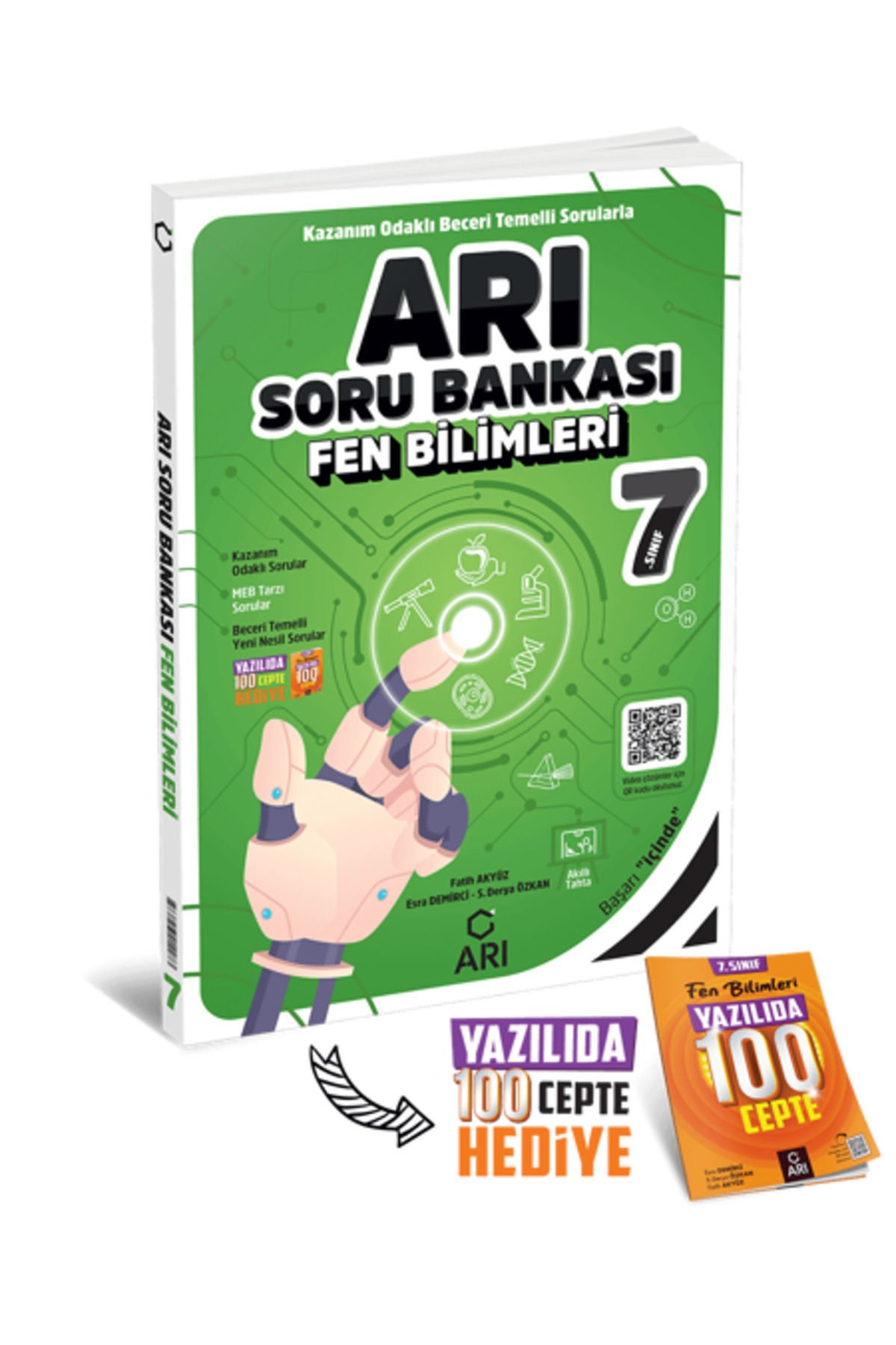 7 Sınıf Arı Fen Soru Bankası + Yazılıda 100 Cepte