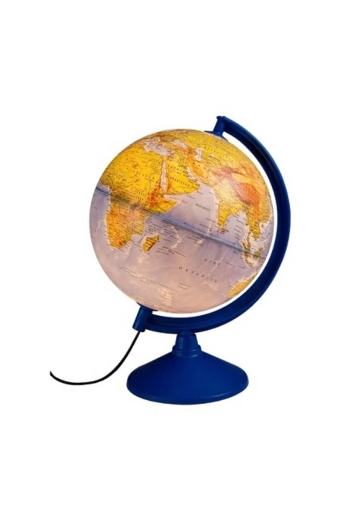 41201 Işıklı Küre 20cm Fiziki Siyasi