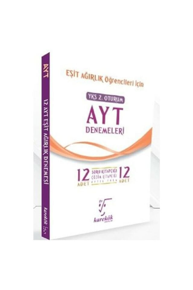Ayt 12'li Eşit Ağırlık Deneme Seti