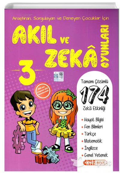 Kırmızı Beyaz 3 Sınıf Akıl ve Zeka Oyunları