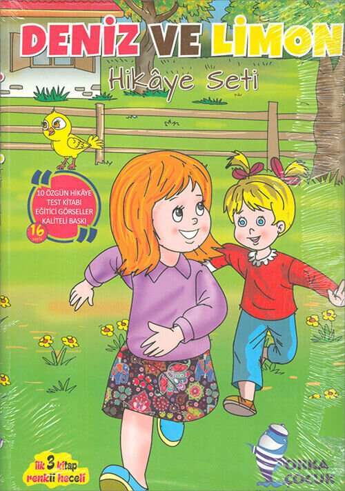 Orka 1. Sınıf Deniz ve Limon Hikaye Seti 10 Kitap