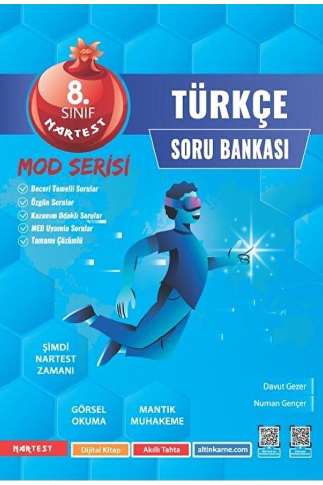 8. Sınıf Mod Türkçe Soru Bankası / Davut Gezer / Nartest Yayınevi / 9786257865395