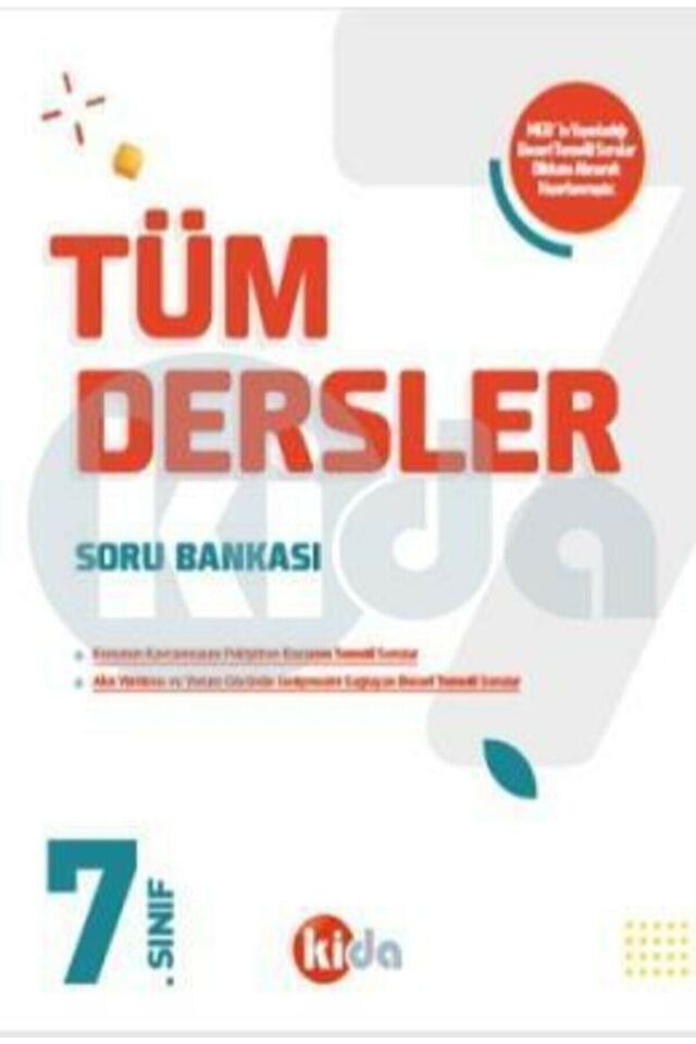 Kida 7.sınıf Tüm Dersler Soru Bankası-2021