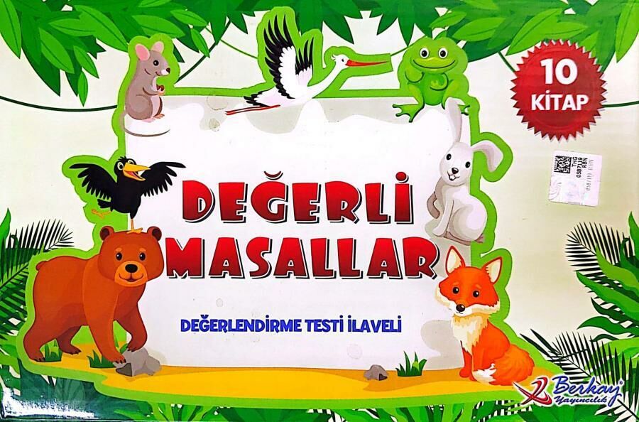 Berkay 1 Sınıf Değerli Masallar Öykü Dizisi 10 Kitap