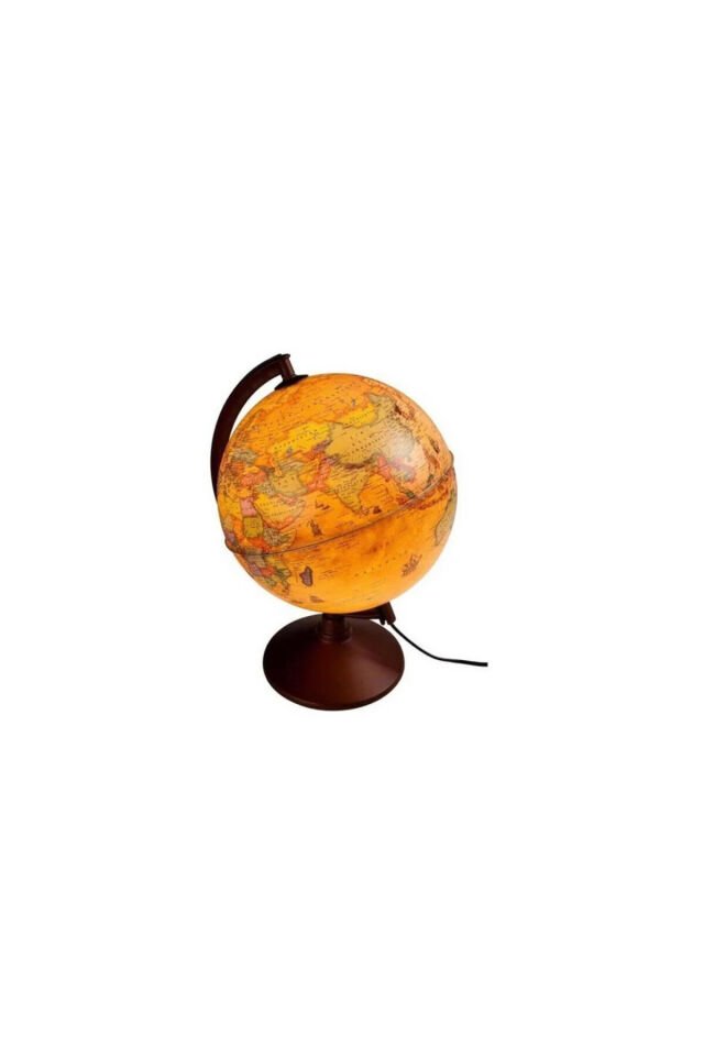 Globe Işıklı Antik Küre 26cm