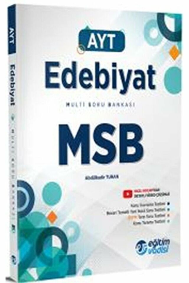 Eğitim Vadisi AYT Edebiyat Multi Soru Bankası / Kolektif / Eğitim Vadisi Yayınları / 9786256911253