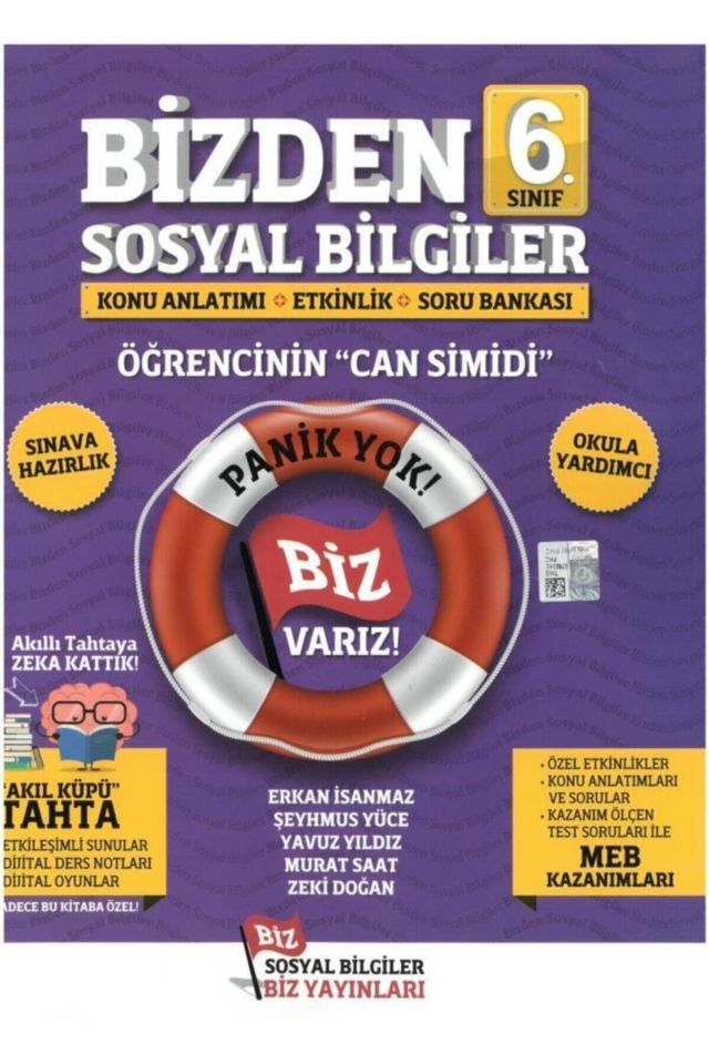 6. Sınıf Sosyal Bilgiler Bizden Öğrencinin Can Simidi