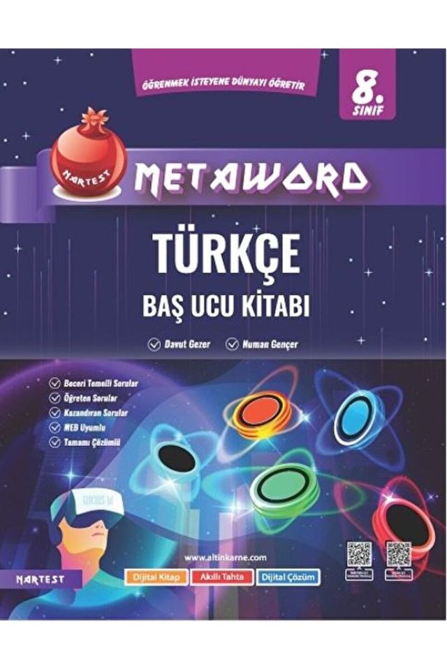 8. Sınıf Metaword Türkçe / Davut Gezer / Nartest Yayınevi / 9786257865531