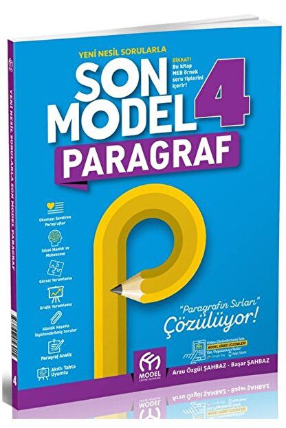 4. Sınıf Son Model Paragraf Soru Bankası / Kolektif / Model Eğitim Yayıncılık / 9786257346283