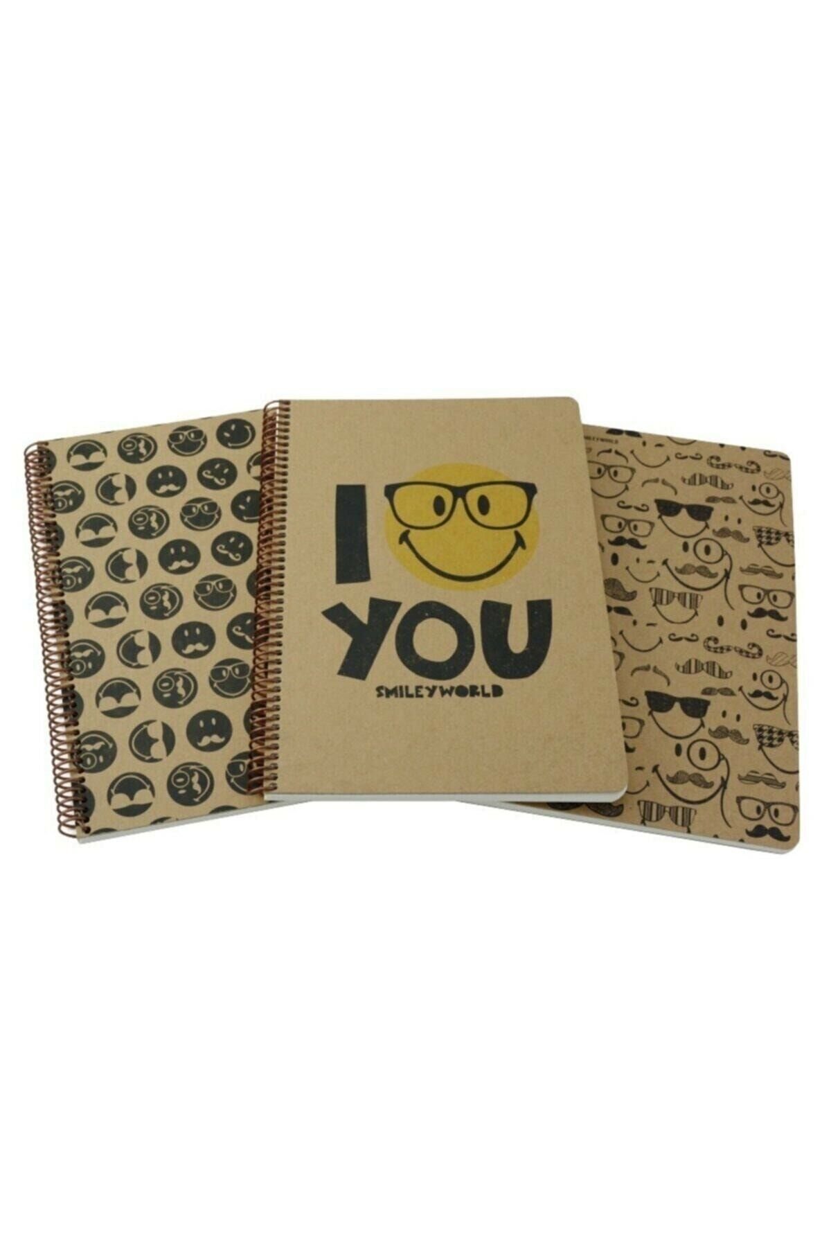 Smiley Kraft Defter A4 100 Yp Çizgili Smıley1001-ç
