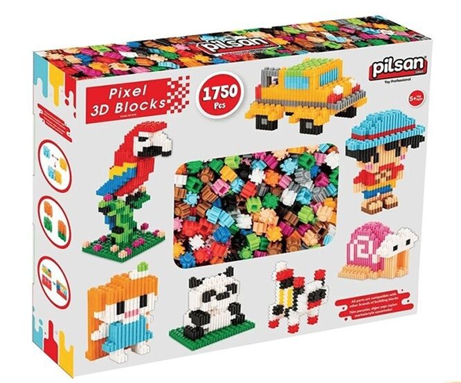 Pilsan Pixel 3D Bloklar 1750 Parça