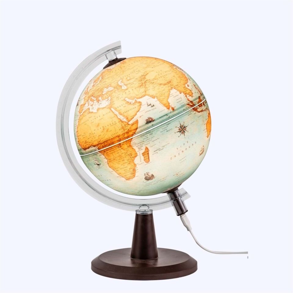 Gürbüz Modern Antik Işıklı Küre 20cm