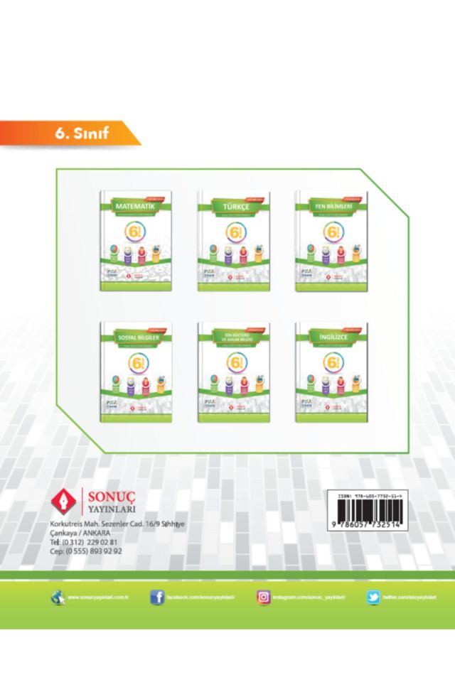 6. Sınıf Sosyal Bilimler Set