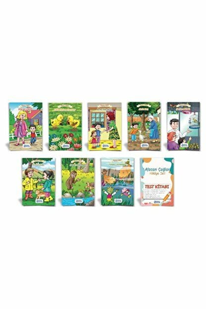 Afacan Çağlar Hikâye Seti (8 Kitap) (orka Çocuk)
