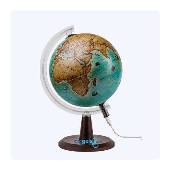 Gürbüz Modern Antik Işıklı Küre 26cm