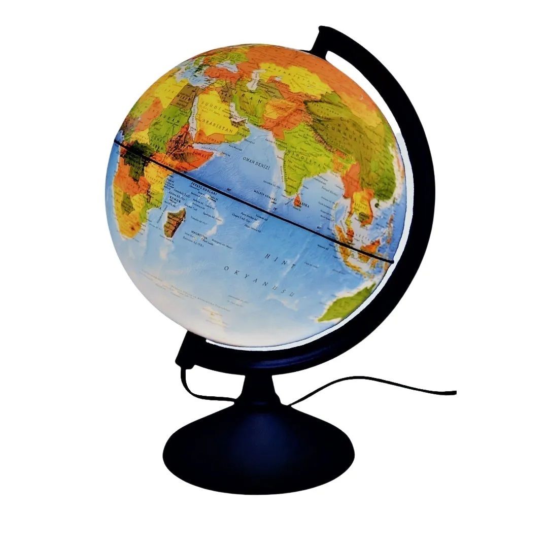 Gürbüz Modern Fiziki Işıklı Küre 26cm