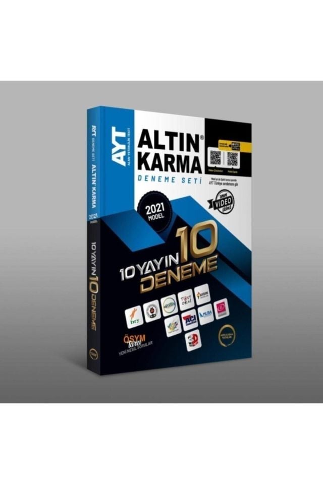 Altın Karma 2022 Ayt 10 Farklı Yayın 10 Deneme Seti