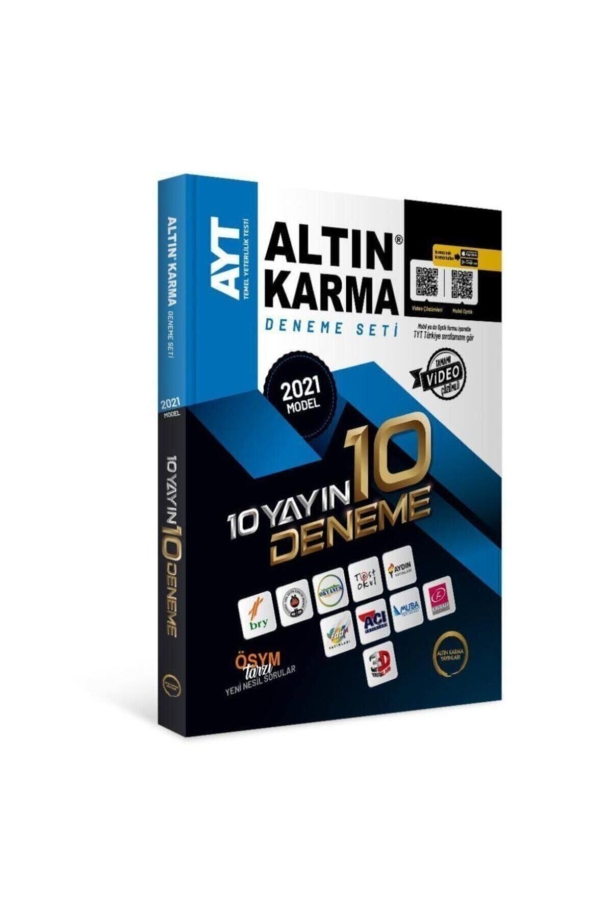 Altın Karma 2022 Ayt 10 Farklı Yayın 10 Deneme Seti