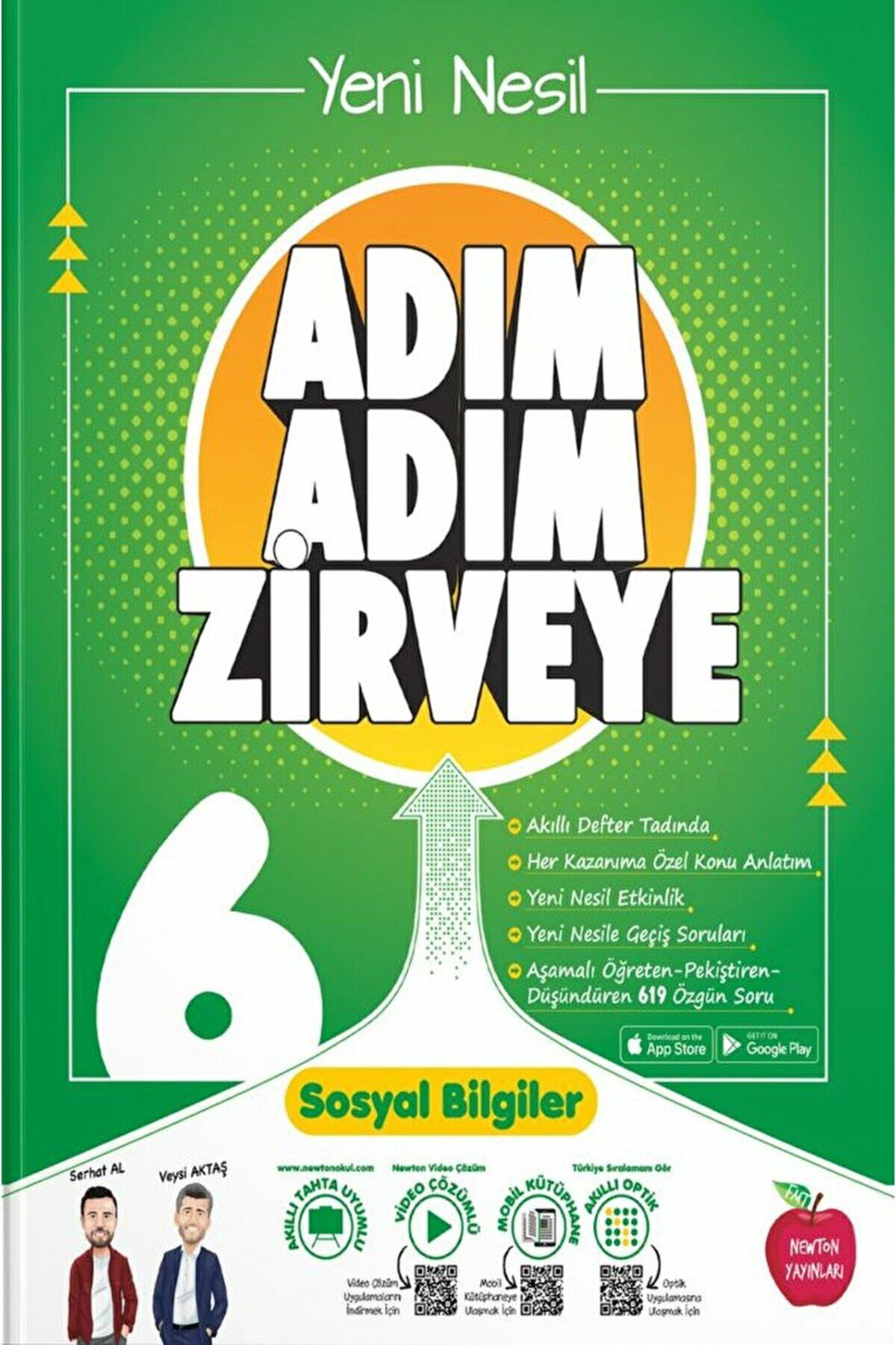 6. Sınıf Adım Adım Zirveye Sosyal Bilgiler Soru Bankası / Newton Yayınları / 9786057336637