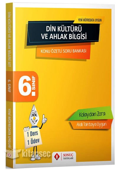 Sonuç 6 Sınıf Din Kültürü ve Ahlak Bilgisi Konu Özetli Soru Bankası