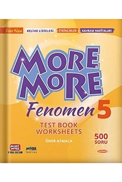 Kurmay Elt 5. Sınıf More More English Fenomen Test Book