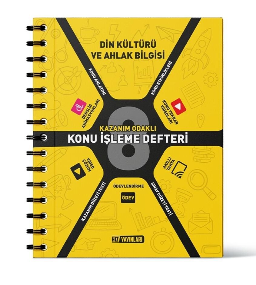 Hız 8 Sınıf Din Kültürü Konu İşleme Defteri